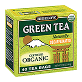 Bigelow Green Tea Bags Organic Green Tea Decaffeinated All Natural Left Picture